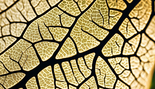 Feuille au microscope